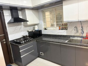 Kitchen in 3 BHK Apartment at Riddhi Saphire, Narsingi – for Rent