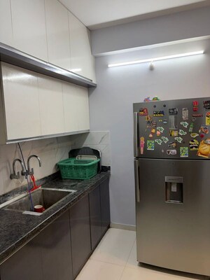 Kitchen in 3 BHK Apartment at Riddhi Saphire, Narsingi – for Rent