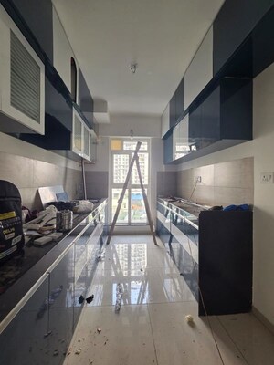 Kitchen in 2 BHK Apartment at Godrej Emerald, Ghodbunder Road – for Rent