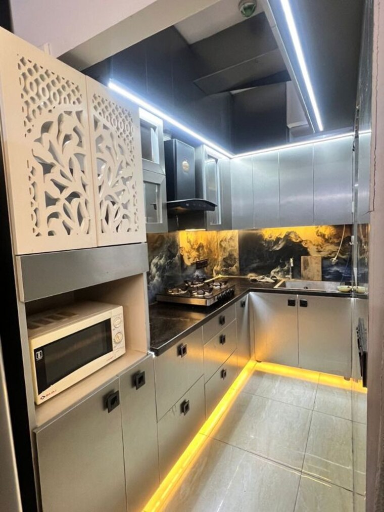 Kitchen, gaur-city-2-14th-avenue 2 Bedroom 985 Sq.Ft. Apartment In Sector 16c Greater Noida Greater Noida 10739028