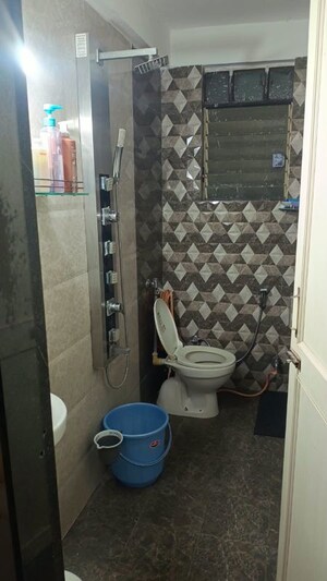 Bathroom in 2 BHK Apartment at Bunty Mayur Kilbil, Dhanori – for Rent