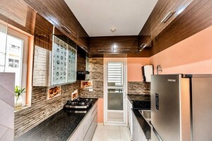 Kitchen in 2.5 BHK Apartment at Aparna Sarovar Zenith, Nallagandla – for Sale