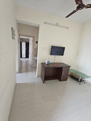 Living Room in 1 BHK Apartment at Vijay Galaxy, Waghbil – for Rent