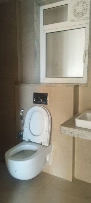 Bathroom in 2 BHK Apartment at Runwal Sanctuary, Mulund West – for Rent