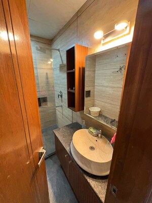Bathroom in 3 BHK Builder Floor at Sector 57 – for Rent