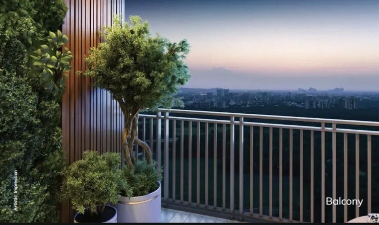 Balcony, ashiana-aaroham 3 Bedroom 1057 Sq.Ft. Apartment In Sector 80 Gurgaon 10735413