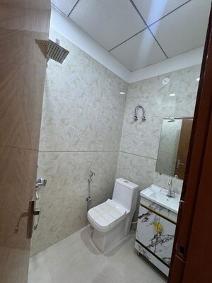 Bathroom in 2 BHK Builder Floor at Indrapuram – for Rent