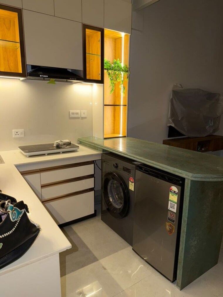Kitchen, m3m-corner-walk Studio 970 Sq.Ft. Apartment In Sector 74 Gurgaon 10739299