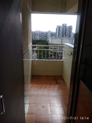 Balcony in 2 BHK Apartment at Panchshil Eon Free Zone, Kharadi – for Rent