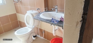Bathroom in 2 BHK Apartment at Mahagun Mywoods, Sector 16c Greater Noida – for Rent