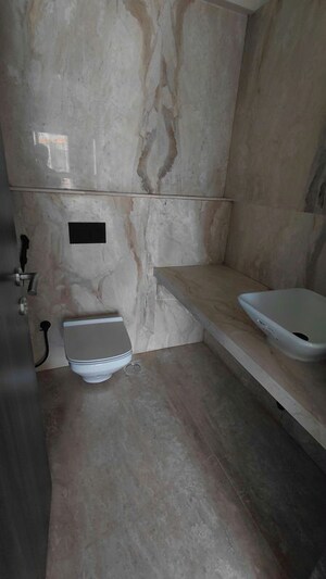 Bathroom in 3 BHK Apartment at Sheth 72 West, Andheri West – for Rent
