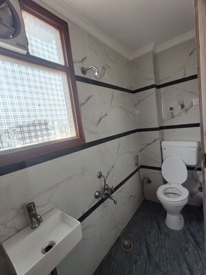 Bathroom in 2 BHK Builder Floor at Freedom Fighters Vihar – for Rent