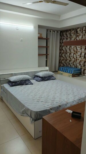 Bedroom in 2 BHK Apartment at Bhartiya Nikoo Homes Phase 2, Thanisandra Main Road – for Rent