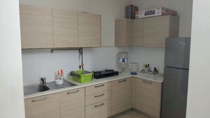 Kitchen in 2 BHK Apartment at Bhartiya Nikoo Homes Phase 2, Thanisandra Main Road – for Rent