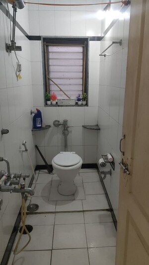 Bathroom in 2 BHK Apartment at Swaraj Accolade Chs, Louis Wadi – for Rent