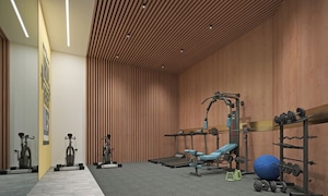 Gym in 3 BHK Apartment at Gurukrupa Alaknanda, Vile Parle West – for Sale