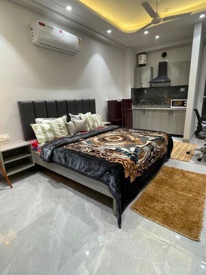 Bedroom in 1 RK Builder Floor at Sector 52 – for Rent