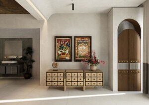 Bedroom in 3 BHK Apartment at Praneeth Pranav Jaitra, Miyapur – for Rent