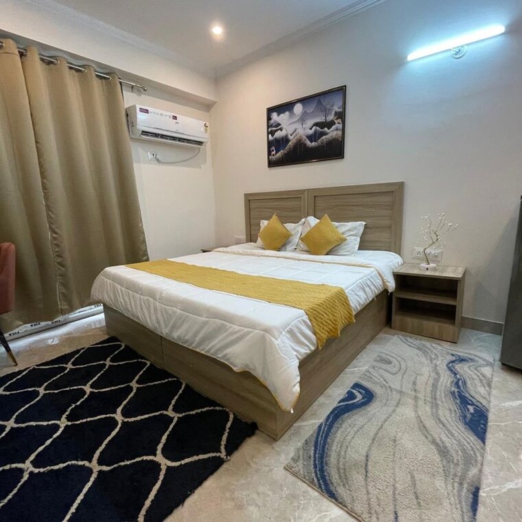 Bedroom, sector 51 1 RK 450 Sq.Ft. Independent House In Sector 51 Gurgaon 10739526