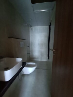 Bathroom in 3 BHK Apartment at Mira Road East – for Rent