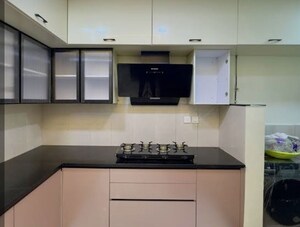 Kitchen in 3 BHK Apartment at Lodha Grande, Majiwada – for Rent