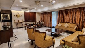 Living Room in 4 BHK Apartment at Juhu – for Sale