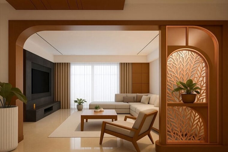 Living Room, janakpuri 4 Bedroom 150 Sq.Yd. Builder Floor In Janakpuri Delhi 10739613