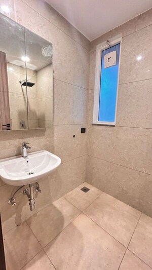 Bathroom in 1 BHK Builder Floor at Sushant Lok ii – for Rent