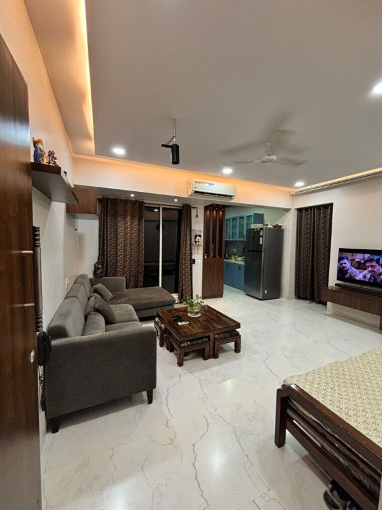 Living Room, abhishri-chs 2 Bedroom 1100 Sq.Ft. Apartment In Kharghar Navi Mumbai 10739554