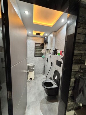 Bathroom in 2 BHK Apartment at Abhishri CHS, Kharghar – for Sale