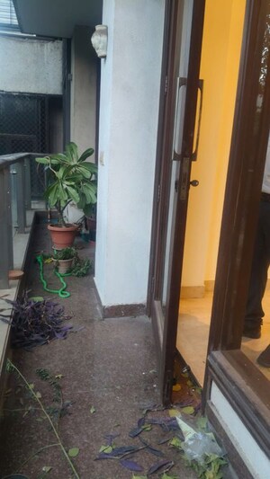 Balcony in 2 BHK Builder Floor at Kalkaji – for Rent