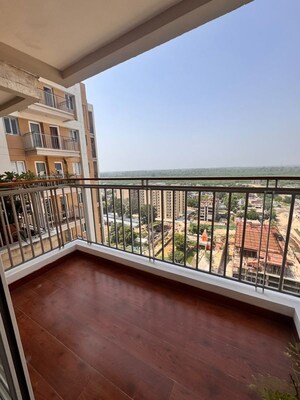 Balcony in 2 BHK Apartment at Rishita Manhattan, Gomti Nagar – for Rent