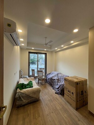 Living Room in 3 BHK Builder Floor at Saket – for Rent