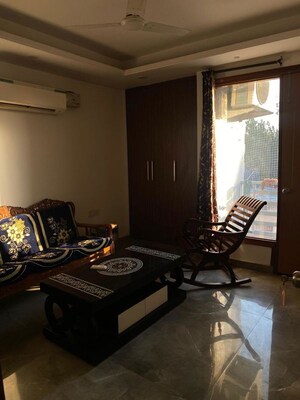 Living Room in 3 BHK Apartment at Malviya Nagar – for Rent