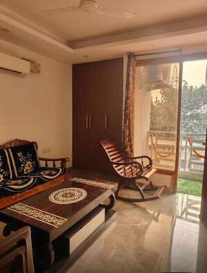 Living Room in 3 BHK Apartment at Malviya Nagar – for Rent