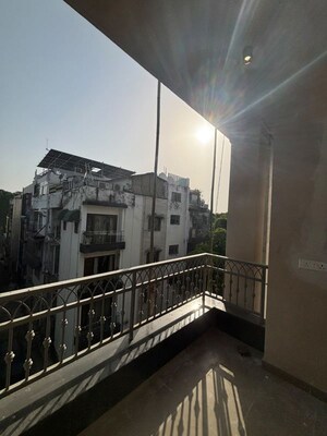 Balcony in 3 BHK Builder Floor at Saket – for Rent