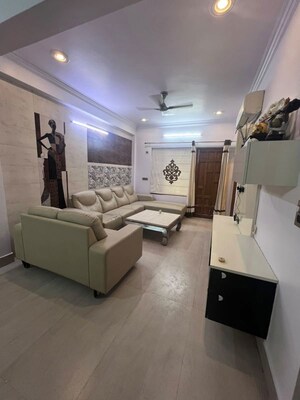 Living Room in 3 BHK Builder Floor at Sector 10a – for Rent