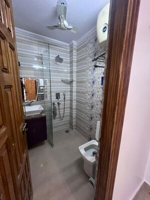 Bathroom in 3 BHK Builder Floor at Sector 10a – for Rent