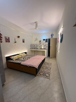 Bedroom in 1 RK Builder Floor at Sector 52 – for Rent