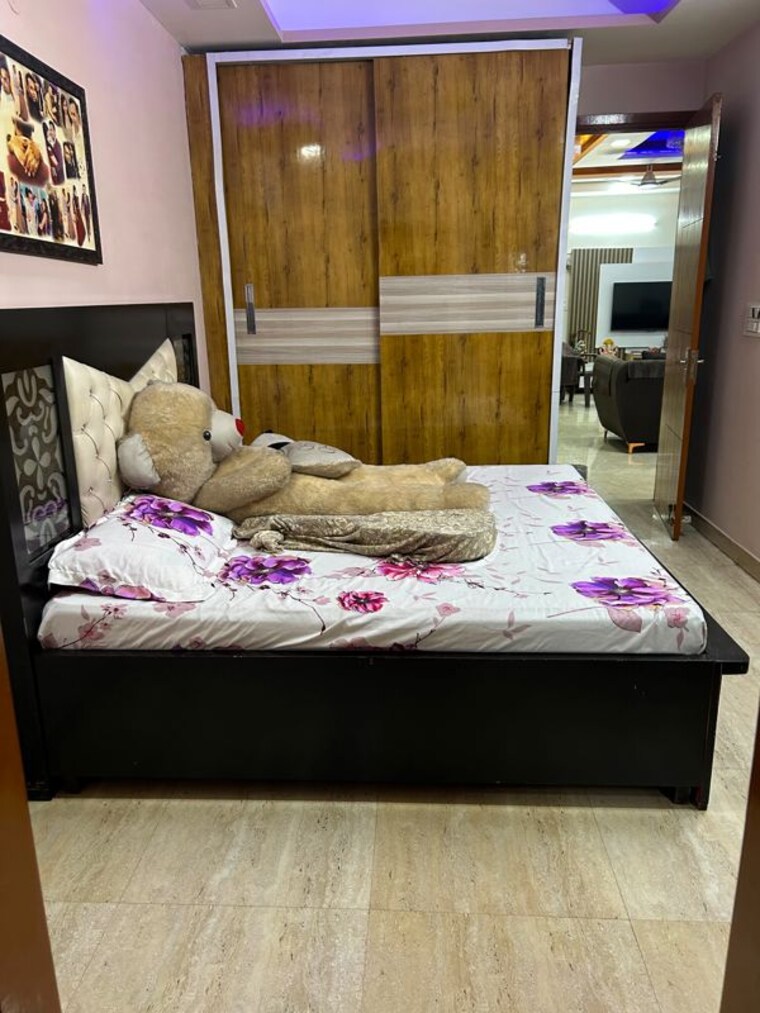 Bedroom, shakti khand 2  850 Sq.Ft. Builder Floor In Shakti Khand 2 Ghaziabad 10739478