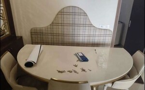 Dining area in 4 BHK Apartment at Affinity Greens, International Airport Road – for Rent