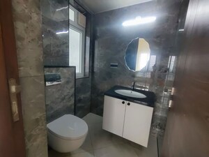 Bathroom in 4 BHK Apartment at Sumadhura Olumpus, Financial District – for Rent
