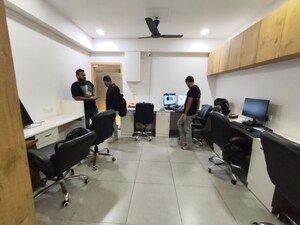 Team Area in  Office Space at Zaveri 31Five, Makarba – for Rent