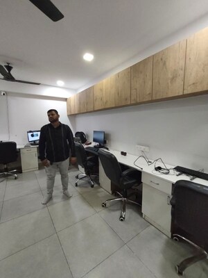 Team Area in  Office Space at Zaveri 31Five, Makarba – for Rent