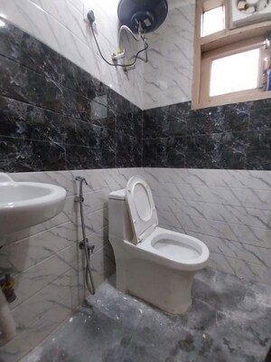 Bathroom in 1 BHK Builder Floor at Chattarpur – for Rent