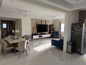 Living Room in 3 BHK Apartment at My Home Krishe, Financial District – for Rent