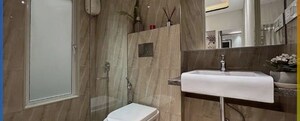 Bathroom in 1 BHK Apartment at Lodha Amara, Kolshet Road – for Rent