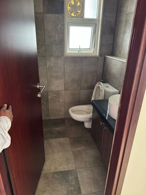 Bathroom in 3 BHK Apartment at Prestige Deja Vu, Pulikeshi Nagar – for Rent