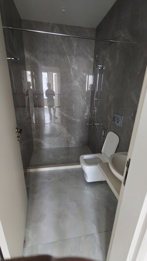 Bathroom in 3 BHK Apartment at Nahar Excalibur, Mahalaxmi – for Rent