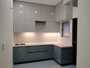Kitchen in 3 BHK Apartment at Hallmark Treasor, Narsingi – for Rent